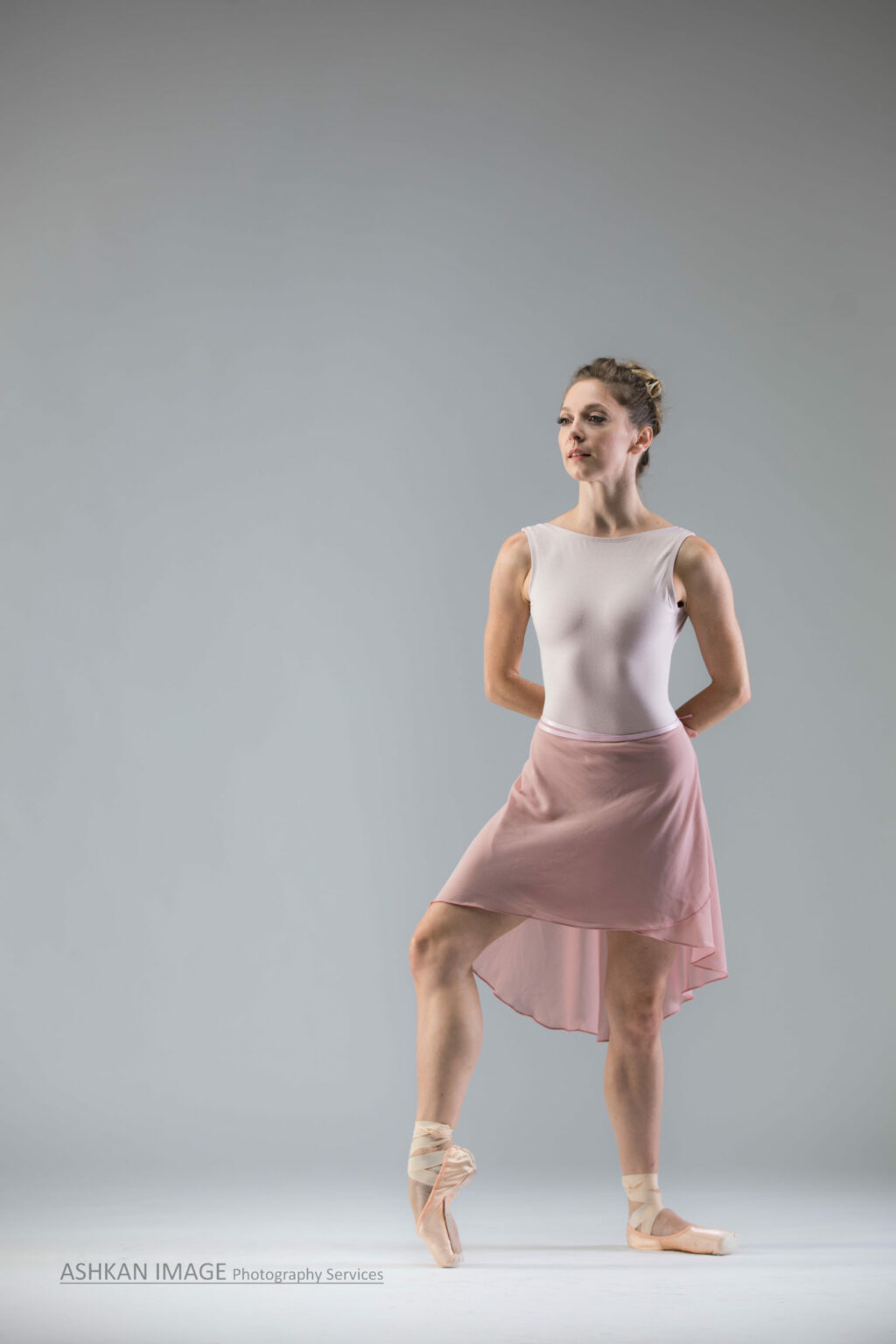dancer poses in studio