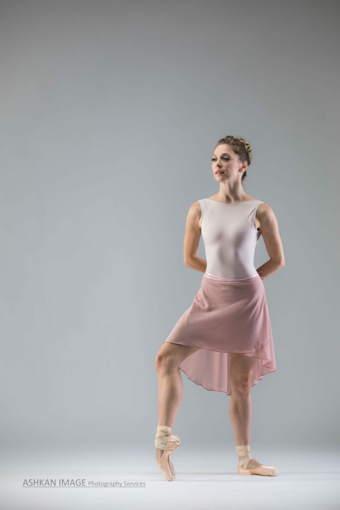 dancer poses in studio