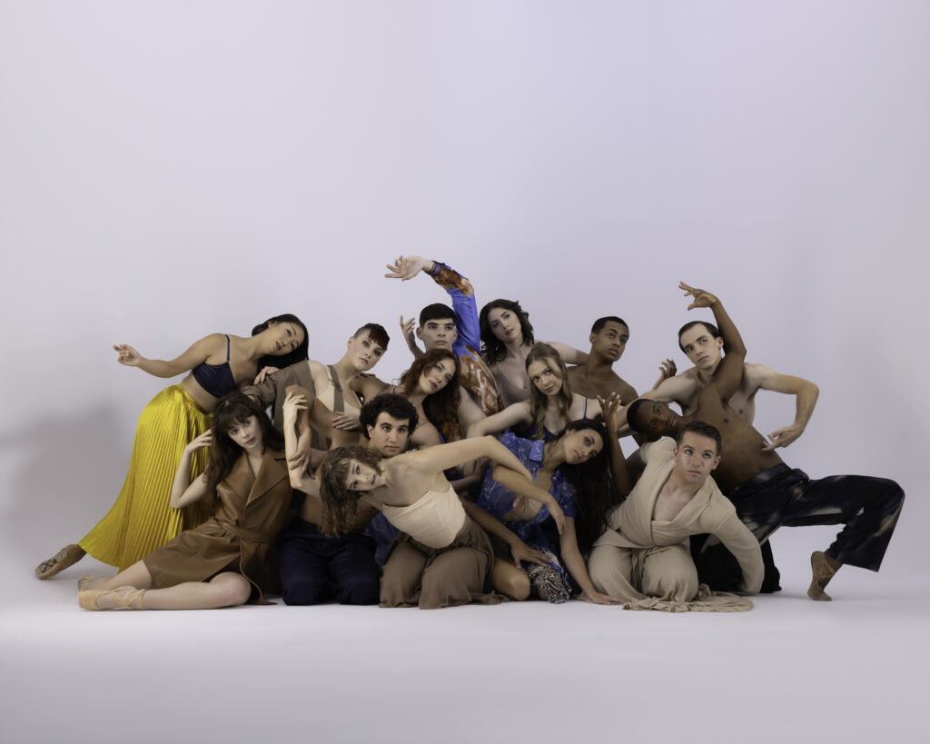 Dance company group portrait for a season campaign, photographed in Houston by Ashkan Image